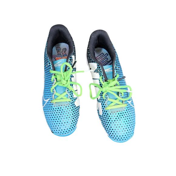 Big Kids Nike Hyperdiamond 4 Turquoise Softball Athletic Cleats Size 5.5Y - Picture 2 of 5